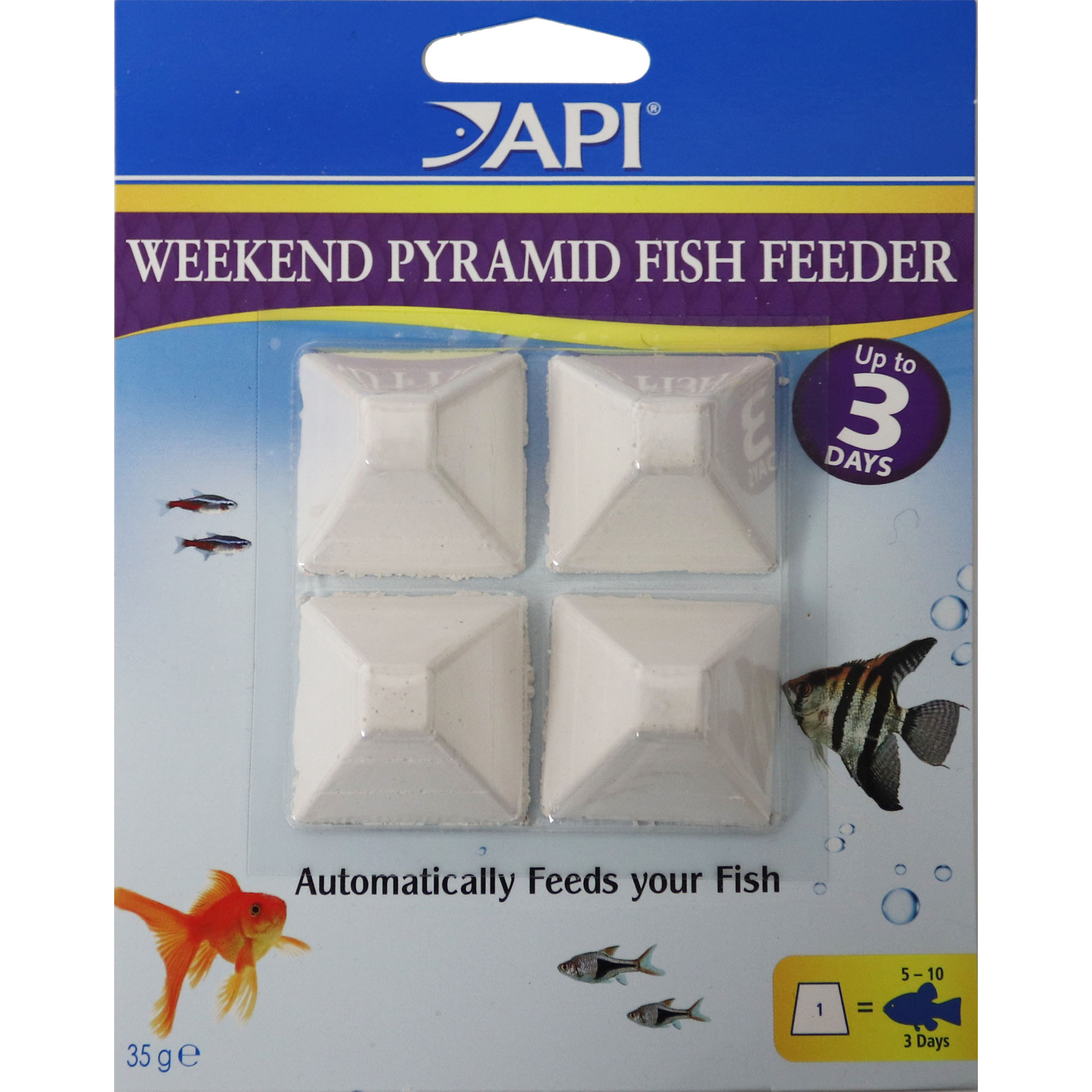 WEEKEND PYRAMID FISH FEEDER